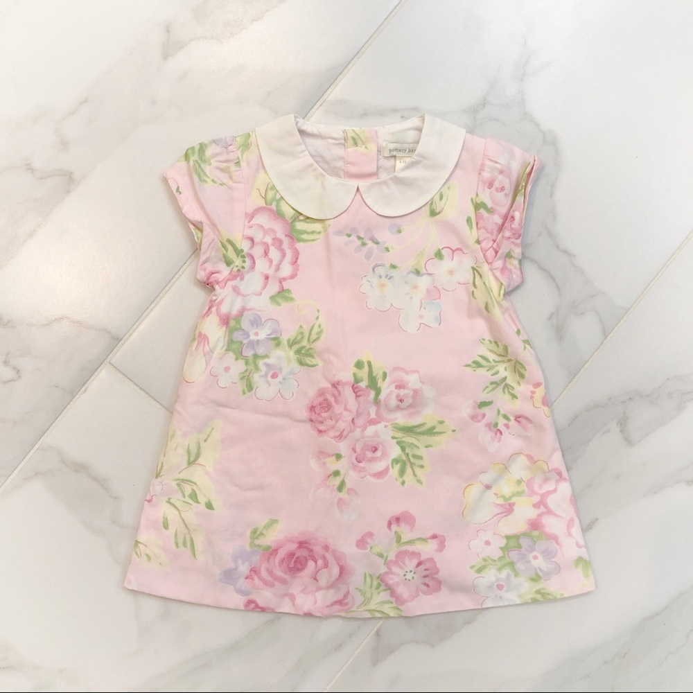 NWT PBK Peter Pan Collar Floral Dress